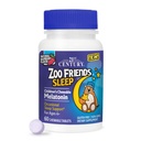 Zoo Friends Sleep Chewable Melatonin, Raspberry Flavor, 60 Count