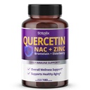SOTALIX Supplement Premium Quercetin 98% Hohe Reinheit mit Bromelain, Zink, Vitamin D3 2000 IU, Elderberry - Herz-Kreislauf-Respiration Immununterstützung für Erwachsene Kinder - 180 Tage Versorgung