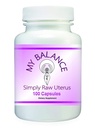 Einfach Uterus Glandular für Frauen Gesundheit. Raw Bovine Uterus Glandular 100 Kapseln für Hormonunterstützung.