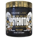 Insane Labz Psychotic Gold, High Stimulant Pre Workout Powder, Extreme Lasting Energy Focus, Pumpen und Ausdauer mit Beta Alanine, DMAE Bitartrate, NO Booster (35 Servierungen, Blue Punch)