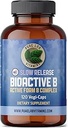 Pure Lab Vitamins Bioactive B Complex - 120 Vegan Caps langsame Freisetzung Formel (B1, B2, B3, B5, B6, B7, B9, B12) - 60 Tage Versorgung, Gluten & Sugar Free Made in Canada
