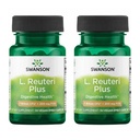 Swanson L. Reuteri Probiotic Plus w/L. Rhamnosus L. Acidophilus & FOS Prebiotic Digestive Support - Promotes Gut Health w/ 7 Billion CFU pro Kapsel - (30 Veggie Capsules) (2 Pack)