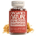 ORGANICS NATURE Irish Sea Moss Gummi für Lung Detox, Schilddrüse, Stärke Immun- und Energieunterstützung, Vegan Seamoss Gummi für Kinder & Erwachsene - 60 Vegan Gummy Bears Berry Flavored