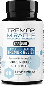 Real Science Tremor Miracle Capsules – Tremor Relief Supplement und Hand Tremor Aids für Erwachsene – mit TremorStop Blend, GABA und Vitaminen für Neurotransmissionsunterstützung – Made in USA, 60 Caps