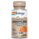SOLARAY Fermented Cordyceps Mushroom 1000 mg - Gesunde Energieunterstützung - Fermented for Enhanced Absorption - Vegan, Non-GMO, Lab Verified - 30 Servierungen, 60 VegCaps