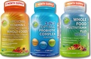 Gut Gesundheit, Immunität, Energie & Nährstoff-Unterstützung – 3-in-1 Probiotisch mit Verdauungsenzymen + Liposomas Vitamin C 1500mg + Ganzes Lebensmittel Multivitamin ohne Eisen – Vegan, Non-GMO, Clean Wellness Support