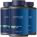 ProHealth Longevity | TMG Ergänzungen (Trimethylglycin), Betaine Anhydrous - 1.000 mg, 120 Tabletten - Methylierungsunterstützung (3 Packung)