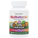 Natures Plus Animal Parade Kinder Chewable Multivitamin - 90 Tier-Shaped Tabletten - Natürliche sortierte Aromen - Vegetarisch, Glutenfrei - 45 Servierungen