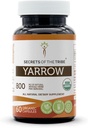 Yarrow 60 Kapseln, mit Gemüsekapseln hergestellt und USDA Organic Achillea millefolium lindert die Körper/Stress Relief (60 Kapseln)