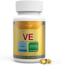 Erste Hilfe NSF Vitamin-E Ergänzungen-Softgels Frauen-Tocotrienole Mini-Kapsule - 100 Softgels Verbessern Blutzirkulation Vitamin E Kapseln löslich in Wasser,E Vitamin Ergänzungen Antioxidans Unterstützung
