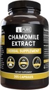PURE ORIGINAL INGREDIENTS Kamillenextrakt (365 Kapseln) Kein Magnesium oder Reisfüller, Immer rein, Lab Verifiziert
