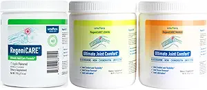 RegeniCARE Canister Joint Support Trio: Green Apple, Mango & Lemon - Leistungsstarke Joint Health Supplement Bundle