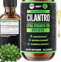 HERBIFY Cilantro Tincture - Kräuter Cilantro Ergänzung für Detox - Rich Source of Antioxidants - Unterstützt Herz- und Körperreinigung - Made in USA - Cilantro Extract 4 Fl Oz