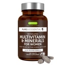 Igennus High Potency Methyliertes Multivitamin für Frauen, Reine & Reine Zutaten, MTHFR-Zusatz mit aktiven B-Vitaminen, Vitamin K2 MK7, Sanftes Eisen, Sustained Released, Non-GMO & Halal, 180 Tabletten