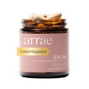 Arrae Calm Cortisol Manager - 60 Stress & Panic Relief Kapseln - Mood Support Supplement w/L-Theanin, Inositol, Passionflower, & Magnesium Sie fühlen Zen