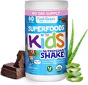 Kinder Bio Super Greens Pulver mit Früchten & Veggies - All-In-One Kinder Multivitamin aus echten Pflanzen - keine synthetischen Vitamine, keine Füllstoffe oder Bindemittel, kein Zucker hinzugefügt.