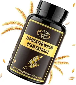 1000MG Spermidin Ergänzungen Fermented Wheat Germ Extract Kapsel mit 10MG Höhere Spermidin & Zink für Antioxidans, Zellerneuerung, Immunsystem und erhöht Energie 60 Kapseln (1 Flasche)