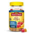 Nature Made Mens Multivitamin Gummis mit Omega-3, Herren Gummy Multivitamine für tägliche Ernährungsunterstützung, 80 Gummy Vitamine und Mineralien, 40 Tage Versorgung