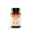 NatureWise Vitamin E 400 IU Softgels (180mg DL-Alpha) - Dairy, Gluten und Soy Free, Non-GMO Antioxidante Nahrungsergänzung für Haut, Herz, Auge und Immungesundheitsunterstützung - 2-Monat-Versorgung, 60 Count