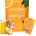 Alles über Juicing Ginger Shots mit Ananas & Turmeric - Superfood Juice Powder - Immunity, Digestion & Energy Support - 15 Wellness Stick Packs - PuriVibe