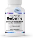 Tesseract Medizinische Forschung BerberActiv-QR Berberine Immununterstützungsergänzung, unterstützt Lebergesundheit, Allergiker, 350mg, 90 Vegetarische Kapseln