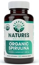 USDA Organic Spirulina Tabletten - Non-GMO Green Superfood Supplement: 3000 mg frische blaugrüne Algen, vegan, glutenfrei, nachhaltig angebaut, Pestizide frei und nicht bestrahlt, 500 mg pro Tablette, 180'