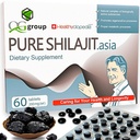 Natürliche reine Shilajit Tablets Analog Raw Resin Mumiyo Dry Drops 60 Tablets - 200mg 100% Himalaya-Ergänzung mit 85+ Trace-Mineralien für Energie & Stoffwechsel, Immununterstützung - Ideal für Männer & Frauen