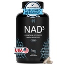 HPN NAD3 Clinical NAD+ Booster, Cellular Health & Natural Energy - NAD Ergänzung für gesundes Altern, Stoffwechselunterstützung, NRF2 & Langlebigkeit, Nicotinamid Riboside & NMN Alternative, 240ct, 120-Day Supply