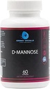 D-Mannose mit Cranberry, Dandelion & Hibiscus Extract - Aids in Bladder, Urinary Tract Support, Flush Verunreinigungen - Ultra Absorption Gluten Free & Non GMO | 60 Kapseln