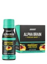 ONNIT Alpha Brain Focus Shot, Tropical Flavor, Nootropic Nahrungsergänzungsgetränk, das Energie, Fokus und Stimmung unterstützt, IGENTM Non-GMO Getestet, 2,5 fl oz, 6 Count