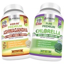 FRESH HEALTHCARE Ashwagandha KSM 66 und Chlorella Detox Superfood - Bundle