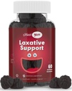 Maxi Health Natural Laxative Gummis für Erwachsene und Kinder – Non-GMO und Vegan Senna Hocker Softener Gummis – Berry Flavor Chewable Laxatives for Constipation Support (60 Count)