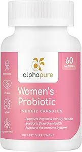 Frauen Probiotics 60 Veggie Kapseln mit Präbiotika - 50 Billion CFUs, 14 Strains für Verdauungsgesundheit - Cranberry und D-Mannose für Urinary Tract Health - Einmal täglich