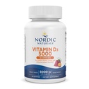 Nordic Naturals Vitamin D3 5000 Gummis, Passionsfrüchte - 30 Gummis - Unterstützung für gesunde Knochen, Stimmung und Immunsystem - Vegetarier - Nicht-GVO - 30 Portionen
