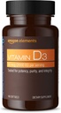 Éléments Vitamine D3, 2000 UI, 180 Softgels, 6 mois d'approvisionnement (Emballage peut varier), soutient les os forts et la santé immunitaire
