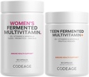 Codeage Immununterstützung Bundle Multivitamin für Frauen + Multivitamin für Teens