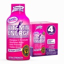 Vitamin Energy Mood+ Extra Strength Energy Shot Tropical Berry 4 Pack, 260mg Natural Caffeine, B-Vitamine, Rhodiola, Kamille, Mood & Energy Support, Zero Sugar, Gluten-Free, Vegan, 1,93 fl oz