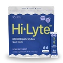 Hi-Lyte K1000 Elektrolyte Sticks Unflavored Keto & Performance, 30 Portionen