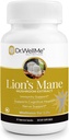 Bio Lion's Mane Mushroom Capsules 500mg – 90 Veggie Kapseln, 3-Monats-Versorgung – Kognitive, Nerve & Immune Gesundheit – Kosher & Halal Zertifiziert, frei von Gluten & GVO