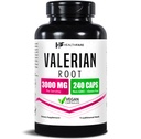 Healthfare Valerian Root Capsules | 3000mg High Potency Extract | 240 Vegan Pillen | Kräuterergänzung für Entspannung und Schlafunterstützung | Non-GMO, Gluten-Free, Made in USA