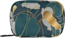 Vintage Palm Blatt Pille Box 7 Tage Pille Tasche Reise Pille Organizer Tasche mit Reißverschluss Tragbare Wöchentliche Tasche Kompakte Größe für Vitamin Supplement Halter
