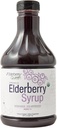 Elderberry Queen Organic Elderberry Syrup 30 Fl Oz - Immununterstützung Formel mit Sambucus Black Elderberry & Aronia Berry - Pure Natural Certified Organic Elderberry Syrup für Kinder und Erwachsene