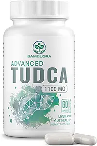 TUDCA 1100mg für Liver Cleanse Detox und Repair, 3. Partei getestet erweiterte TUDCA Ergänzungen, Ultra Strength Bile Salz TUDCA Leber Ergänzung, 180 Kapseln (Pack von 3)
