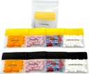 AM/PM Pillenbeutel für Reisen 7-Tag, wiederverwendbare Pillentaschen mit Tag der Woche Etiketten, große Kapazität für Vitamine & Ergänzungen, Pillen, Mehrzweckmedizin Organizer (mit Pillenschneider)