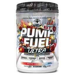 PMD Sports Pump Fuel Ultra Insanity - Premium Pre Workout Powder & Muskelpumpe, Großer Fokus, Endurance & Recovery, Premium Creatine, Arginine & Beta Alanine - Cherry Bombsicle (30 Portionen)