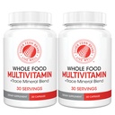 Silver Fern Whole Food Daily Multi Vitamin w/Trace Mineral Blend Supplement - 2 Flaschen - 60 Vegicaps Jede - 60 Tage Versorgung - Natürliche, Non-GMO, Vegan, Multivitamin für Männer und Frauen - Zero Synthetics