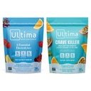 Ultima Replenisher Electrolyte Powder Drink Mix Bundle – Sugar Free – Variety, Crave Killer – 20 Stickpacks, 14 Stickpacks – 6 Elektrolyte und Mineralien – Keto Friendly, Vegan, Non-GMO