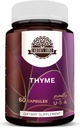 HerbEra Earth's Love - Thyme 60 Capsules, Capsules haute puissance 400 mg, faites avec Thyme (Thymus Vulgaris) et Capsules végétales Feuille séchée (60 Capsules)
