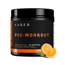 Kaged Original Pre Workout Powder | Orange Crush | Pre-Workout mit Kreatin, Beta Alanine, L-Citrulline, BCAAs | 274 mg Bio Koffein | Pre Supplements für Männer & Frauen | 20 Servierungen