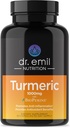 DR. EMIL NUTRITION Kurkuma Curcumin mit schwarzem Pfeffer Beilage - Kurkumakapseln mit BioPerine für einfache Absorption - 1000mg Kurkuma Beilage, 60 Kapseln